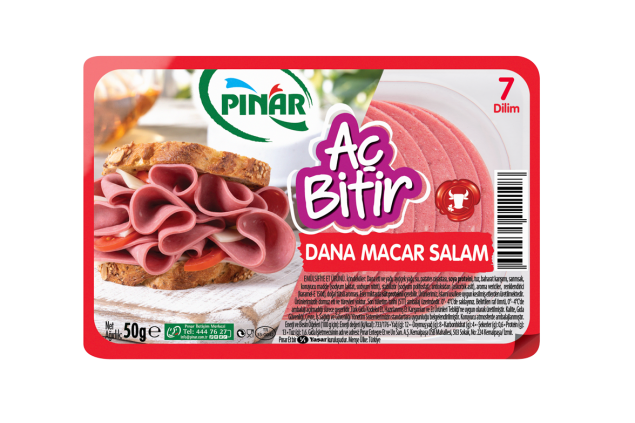 Pınar Snacking Sliced Beef Salami 