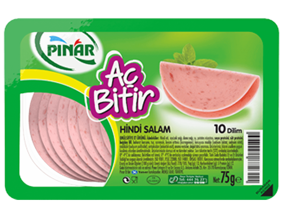 AZ Pınar Sliced Turkey Meat Salami