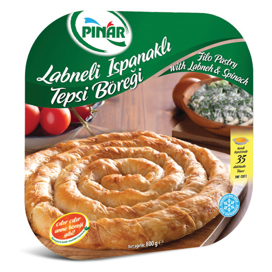 Pınar Borek Filo Pastry with Labne and Spinach