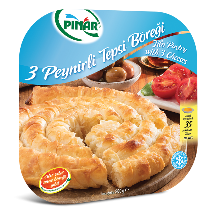 Pınar Borek Pie with Three Cheese  Pınar Borek Pie with Three Cheese