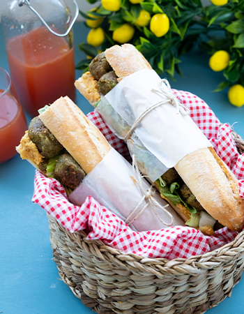 Vegan Falafel Sandwich