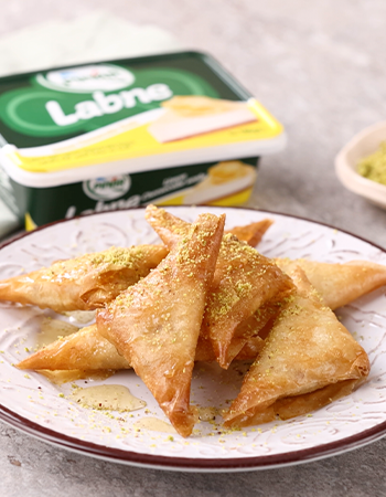 Lemon Cheesecake Labne Mini Phyllo Press with Honey