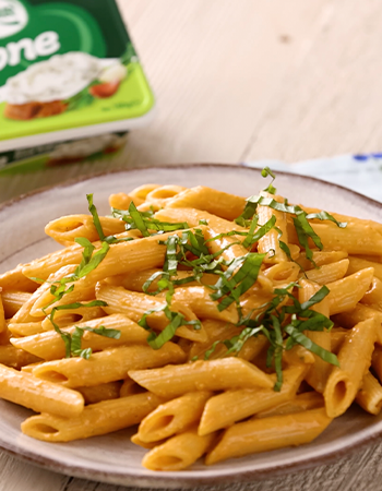 Garlic Labne Tomato Labne Penne